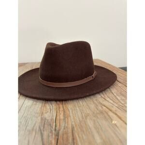 Weatherproof Garment Company Brown Wool Cowboy Hat